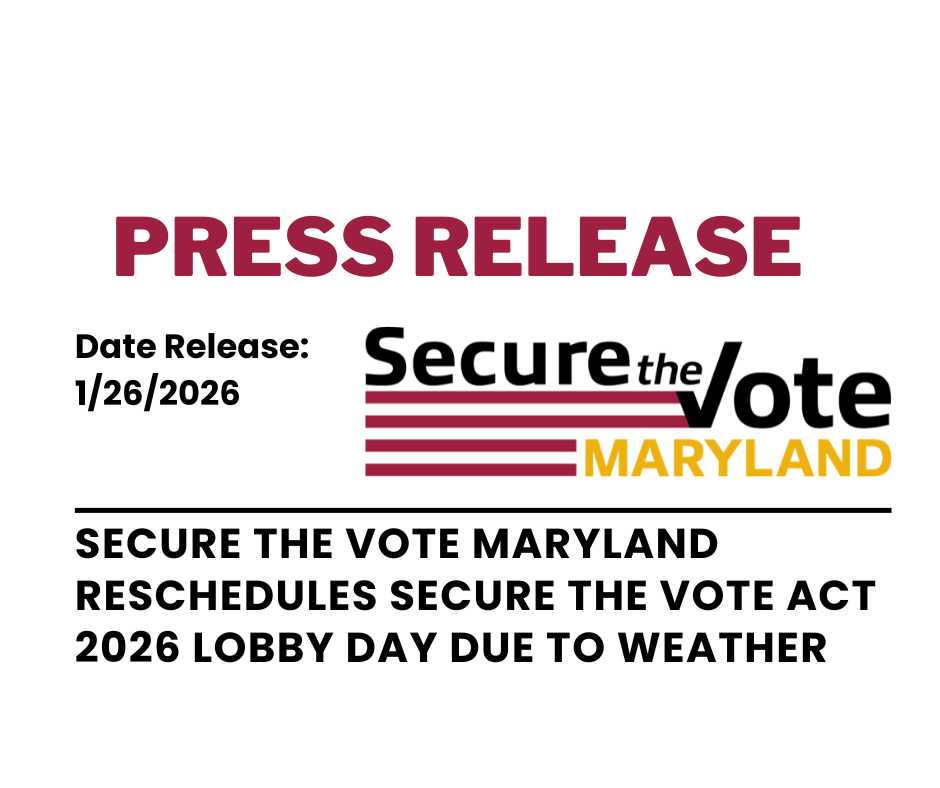 Secure the Vote Act 2026 Lobby Day rescheduled due to weather