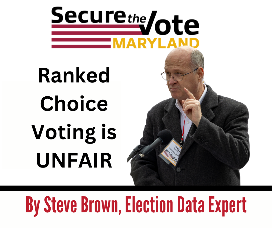 Why Ranked Choice Voting Fails to Deliver Free, Fair, and Transparent Elections By Steve Brown