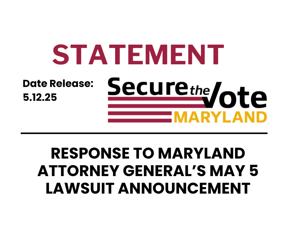 Statement in Response to Maryland Attorney General’s May 5 Lawsuit Announcement
