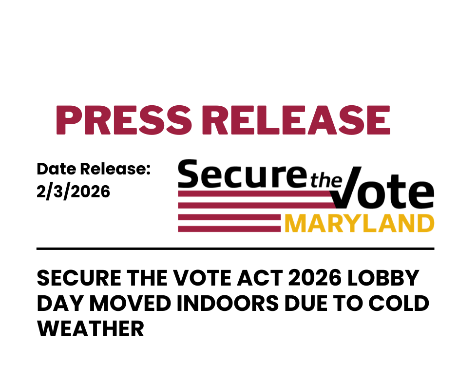 Secure the Vote Act 2026 Lobby Day Moved Indoors Due to Cold Weather